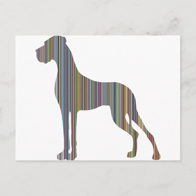 Postal El dogo de línea (Anverso)