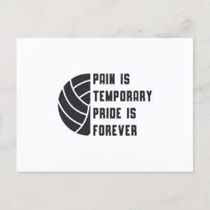 Postal El Dolor De Voleibol Es Un Regalo Temporal Del Jug
