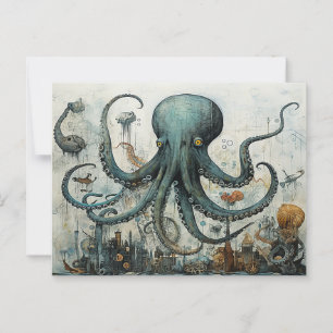 Postal El dominio del leviatán