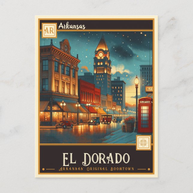 Postal El Dorado, Arkansas | Antiguo (Anverso)
