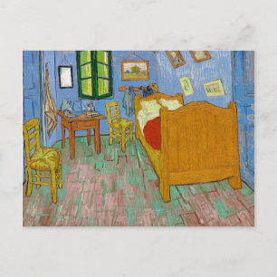 Postal El dormitorio de Van Gogh en Arles pintando arte