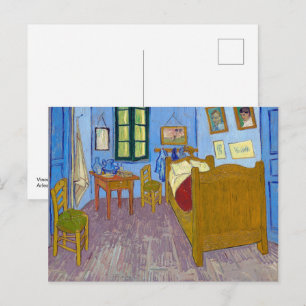Postal El dormitorio de Vincent en Arlés Van Gogh