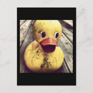 Postal ¡El Ducky de Goma Amarillo necesita un baño!