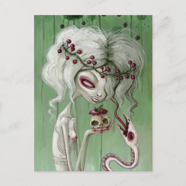 Postal El dulce sabor de la muerte (Anverso)