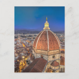 Postal El Duomo en Florencia, Italia