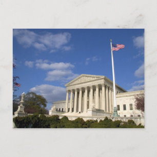 Postal El edificio de la Corte Suprema de los Estados Uni