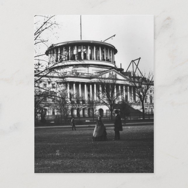 Postal El edificio del capitolio en la C.C. de Washington (Anverso)