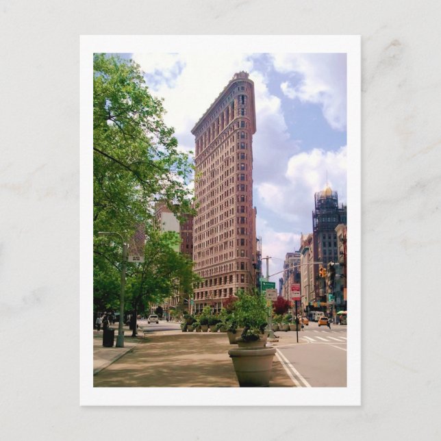 Postal El Edificio Flatiron (Anverso)