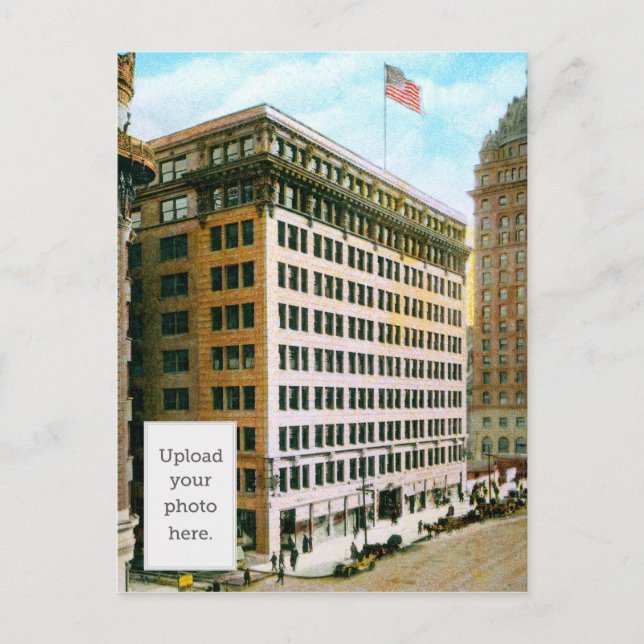 Postal El edificio Monadnock (Anverso)