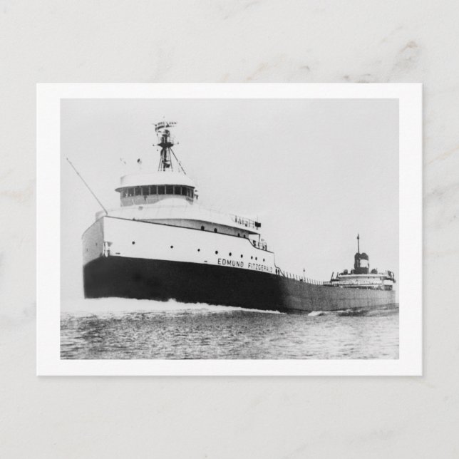 Postal El Edmund Fitzgerald (Anverso)