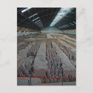 Postal El ejército de terracota del emperador Qin Xian Ch