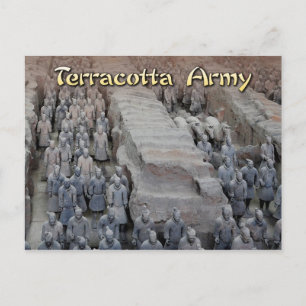 Postal El Ejército de Terracota del primer Emperador de C