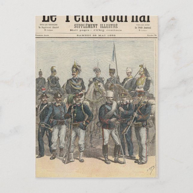 Postal El ejército italiano (Anverso)