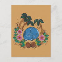 El elefante y las piñas