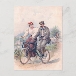 Postal El elemento de la bicicleta, 1896