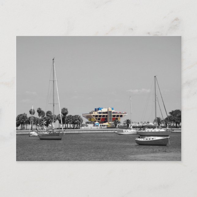 Postal El embarcadero (Anverso)