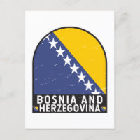 El emblema de la bandera de Bosnia y Herzegovina e