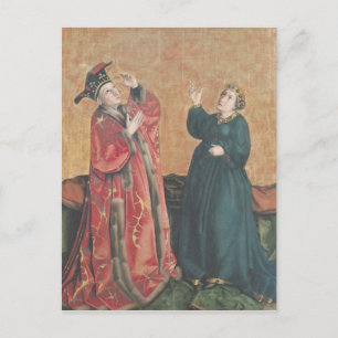 Postal El emperador Agustus y el Sibyl Tiburtino
