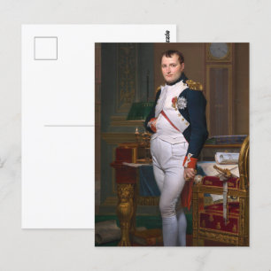 Postal El emperador Napoleón en su estudio en las Tullerí