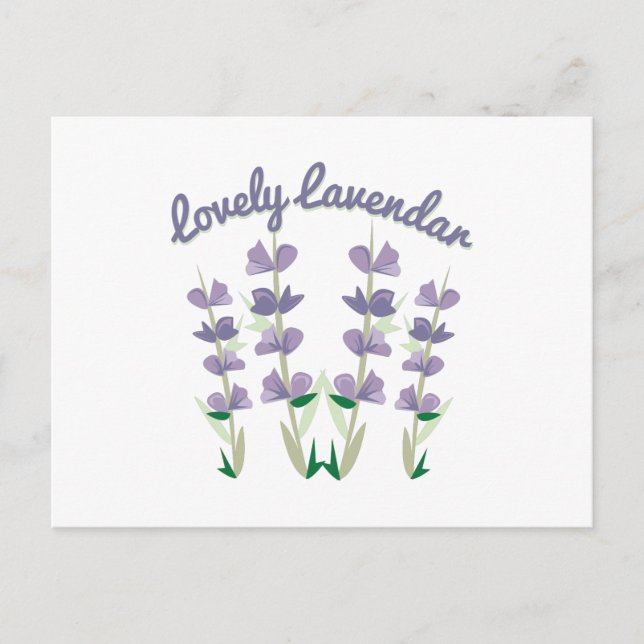 Postal El encantador Lavendar (Anverso)