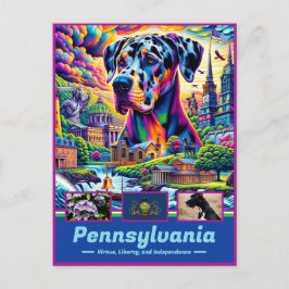 Postal El encanto histórico de Pennsylvania