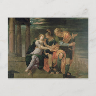 Postal El Encuentro de Teagenes y Chariclea