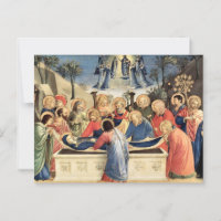 El entierro de la Virgen por Fra Angelico