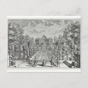 Postal El entorno de una ópera en el jardín, de "Architec
