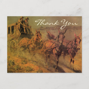 Postal El entrenador de Borein en escena