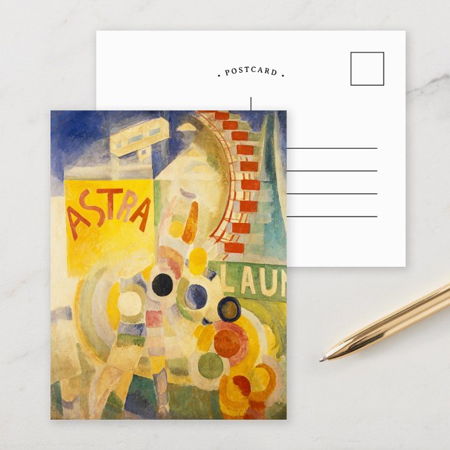 Postal El equipo de Cardiff | Robert Delaunay (Subido por el creador)