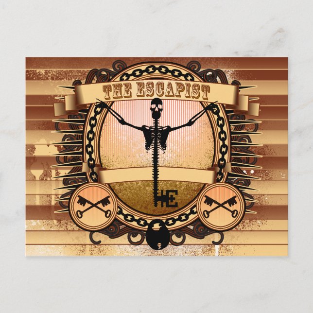 Postal El escapista (completo) (Anverso)