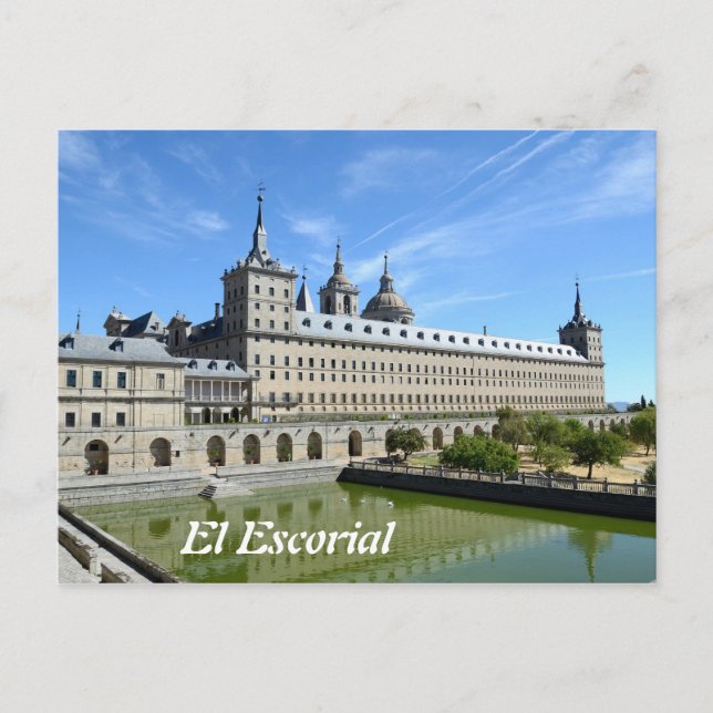 Postal El Escorial, España (Anverso)