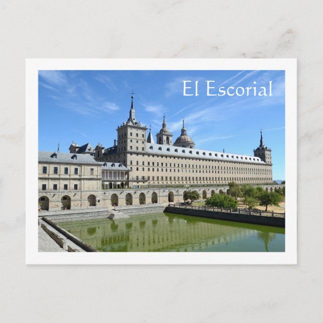 Postal El Escorial, Spain (Anverso)