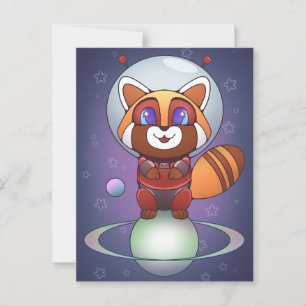 Postal ¡El espacio Panda Chippy!