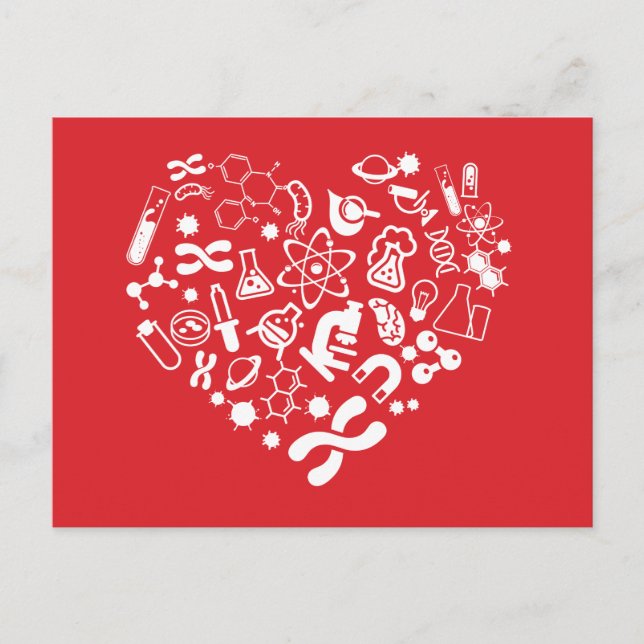 Postal El Espacio Y El Corazón De La Ciencia (Anverso)