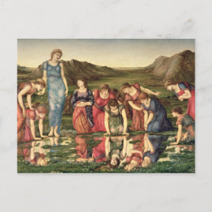 Postal El espejo de Venus, 1870-76 (aceite sobre lienzo)
