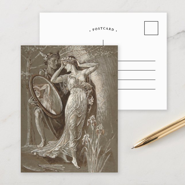 Postal El espejo de Venus | Walter Crane (Subido por el creador)
