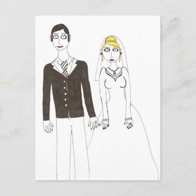 Postal El espeluznante boda 2 (Anverso)