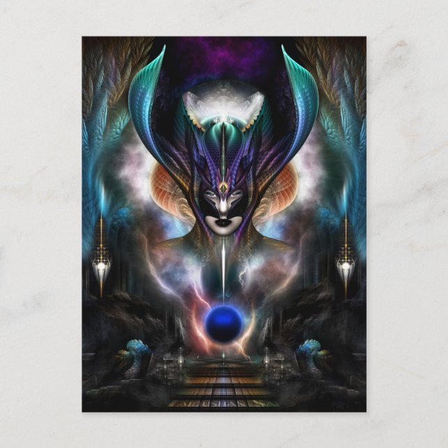 Postal El Espíritu Del Poder De Taidushan Sai (Anverso)