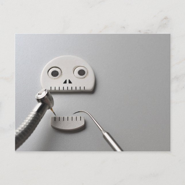 Postal El esqueleto del tratamiento dental (Anverso)