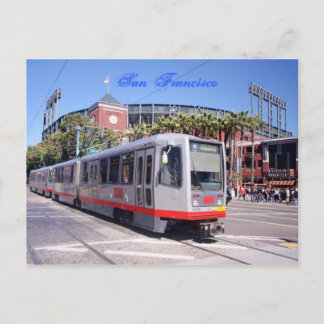 Postal El estadio de fútbol de San Francisco