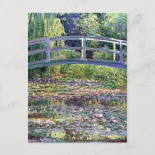 Postal El estanque para lirios de agua de Claude Monet