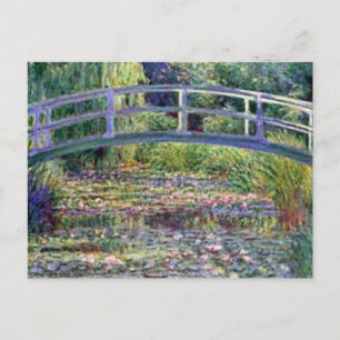 Postal El estanque para lirios de agua de Claude Monet