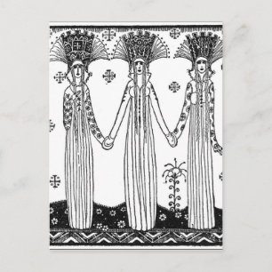 Postal El Este del Sol y Oeste de la Luna de Nielsen