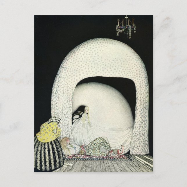 Postal El Este del Sol y Oeste de la Luna de Nielsen (Anverso)