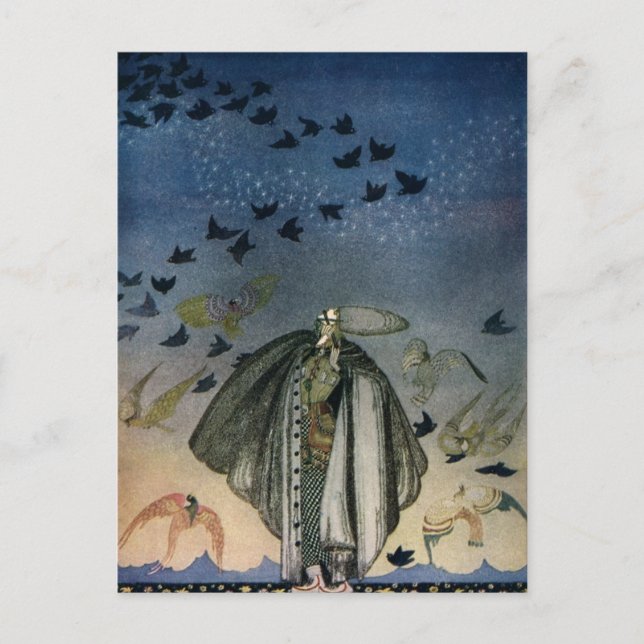 Postal El Este del Sol y Oeste de la Luna de Nielsen (Anverso)