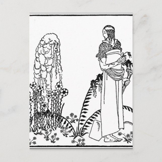 Postal El Este del Sol y Oeste de la Luna de Nielsen (Anverso)