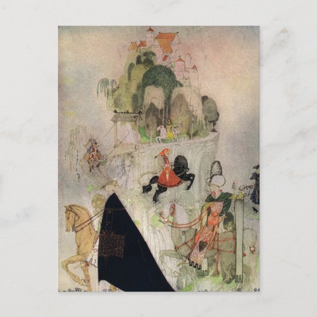 Postal El Este del Sol y Oeste de la Luna de Nielsen (Anverso)