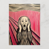 El estilo de la ilusión óptica Scream MUNCH BAUHAU
