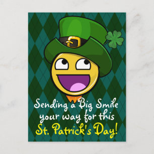 Postal El estilo irlandés, el día de San Patricio